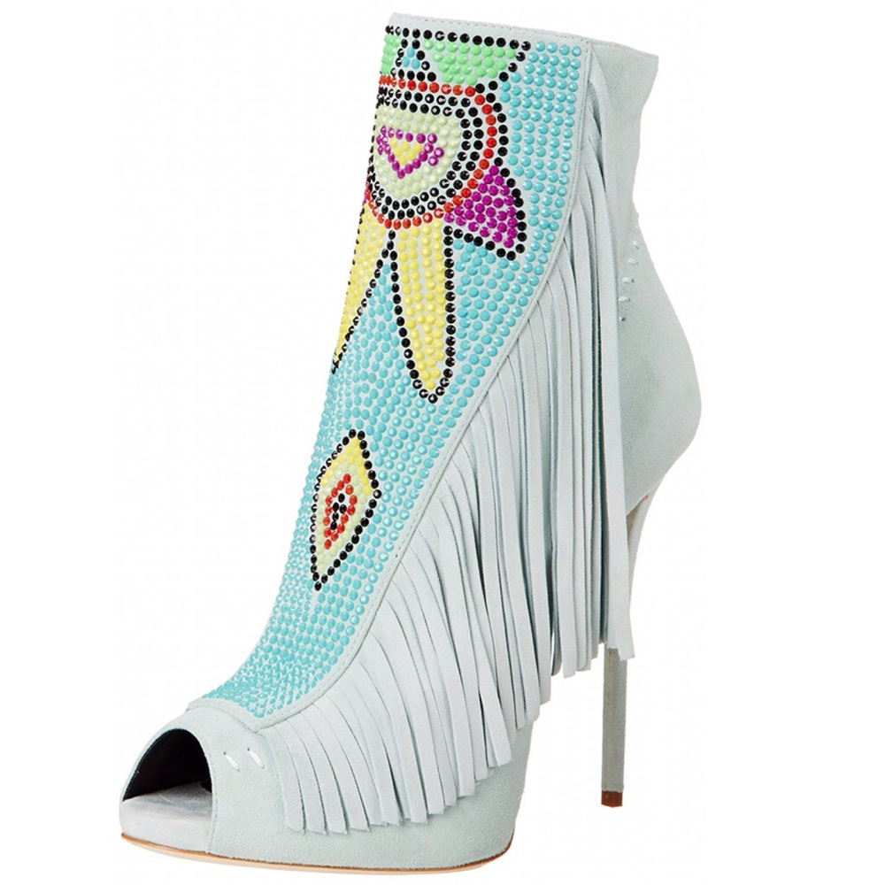 LIMITED EDITION Giuseppe Zanotti Fringe Booties